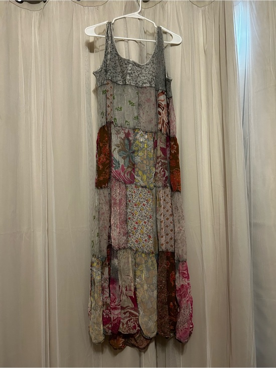 Young Threads Dresses & Skirts - Patchwork Floral Maxi Dress - Multi-Color